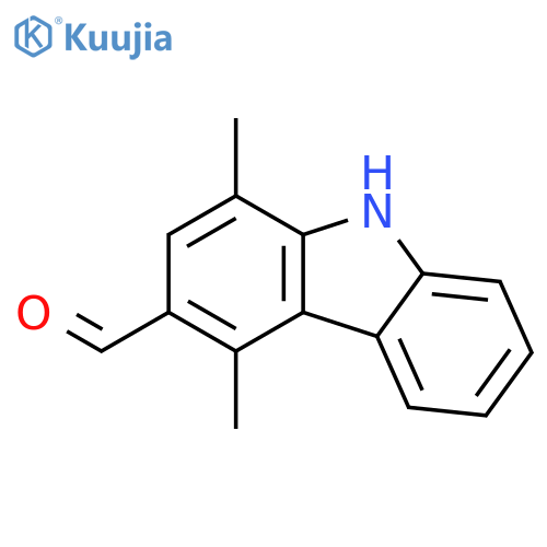 1,4-Dimethyl-3-formylcarbazole structure