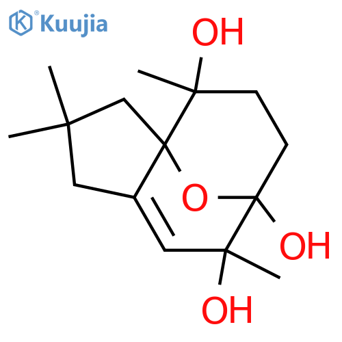 2,6-Epoxy-8-asteriscene-3,6,7-triol; (2β,3α,6β,7α)-form structure