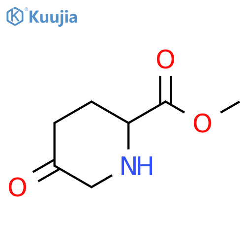2-Piperidinecarboxylic acid, 5-oxo-, methyl ester structure