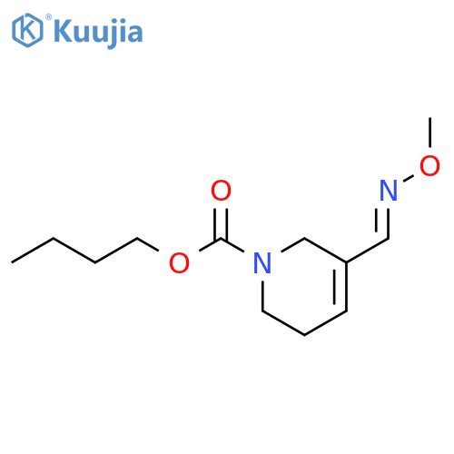 1(2H)-Pyridinecarboxylicacid, 3,6-dihydro-5-[(methoxyimino)methyl]-, butyl ester, (E)- (9CI) structure