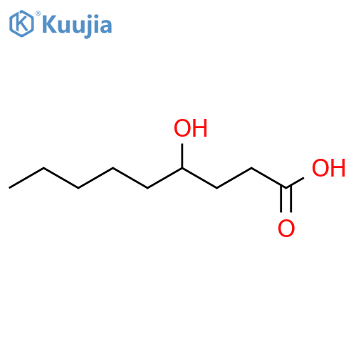 4-Hydroxynonanoic acid; (R)-form structure