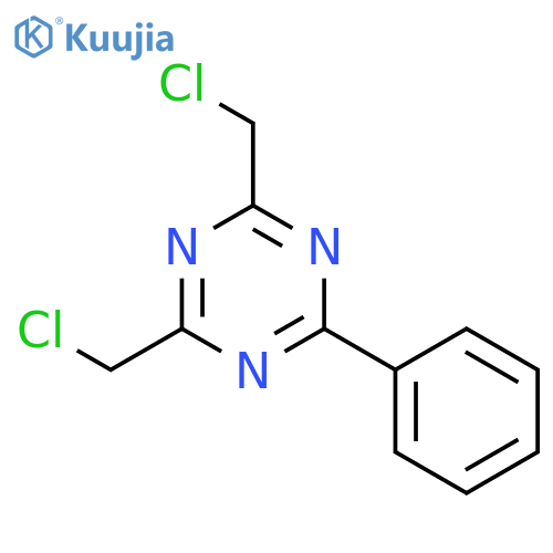 1,3,5-Triazine, 2,4-bis(chloromethyl)-6-phenyl- structure