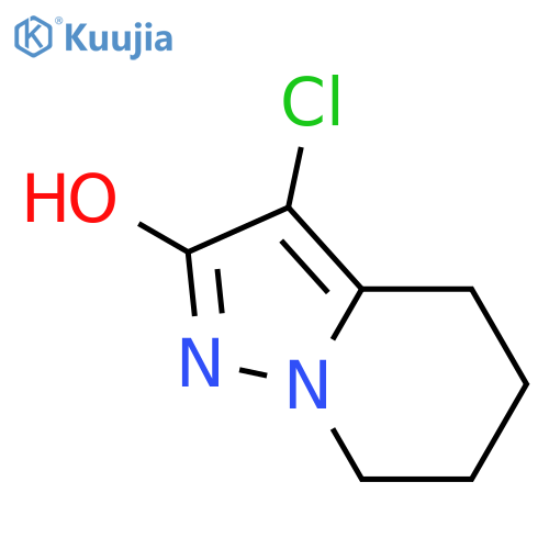 3-Chloro-4,5,6,7-tetrahydropyrazolo[1,5-a]pyridin-2-ol structure