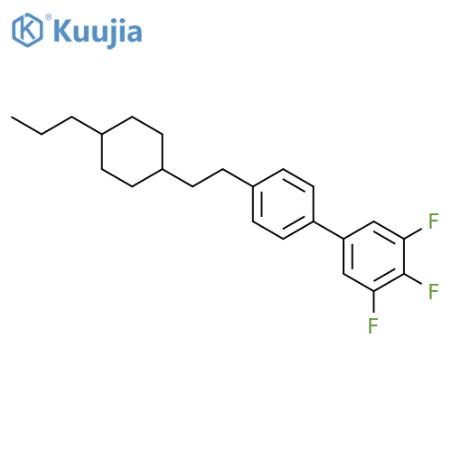 1,1'-Biphenyl, 3,4,5-trifluoro-4'-[2-(trans-4-propylcyclohexyl)ethyl]- structure