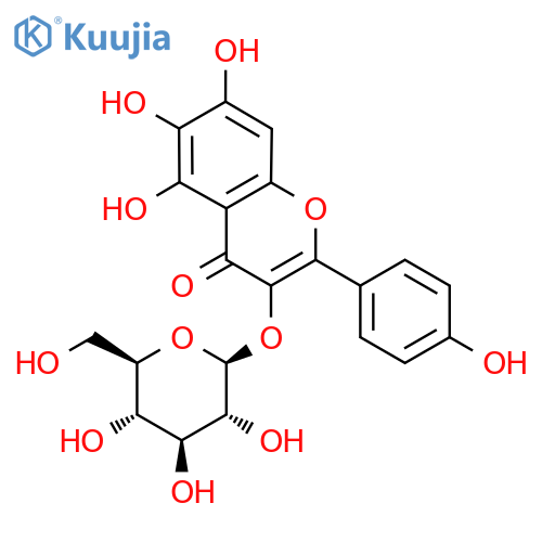 Scutellarein 3-O-glucoside structure