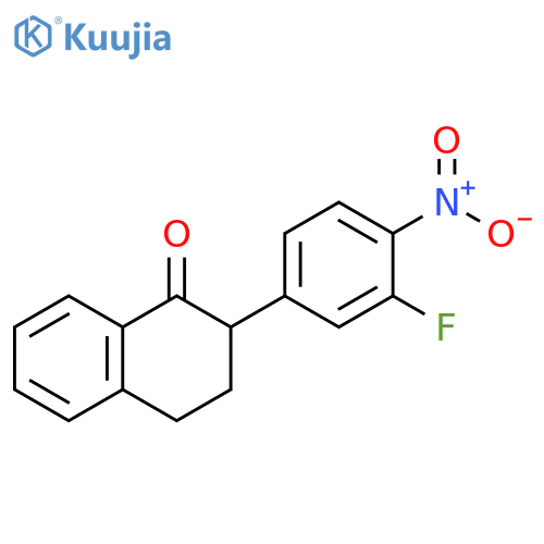 2-(3-Fluoro-4-nitrophenyl)-3,4-dihydronaphthalen-1(2h)-one structure