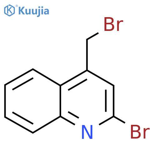 2-Bromo-4-(bromomethyl)quinoline structure