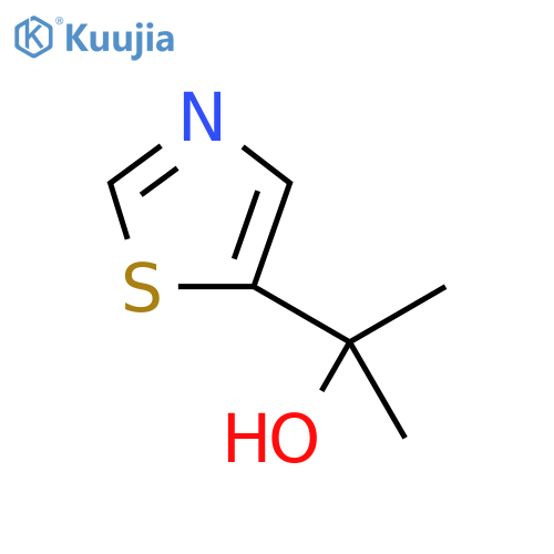 2-(1,3-thiazol-5-yl)propan-2-ol structure