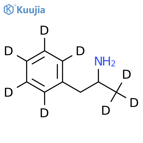 (+/-)-AMPHETAMINE-D8 structure