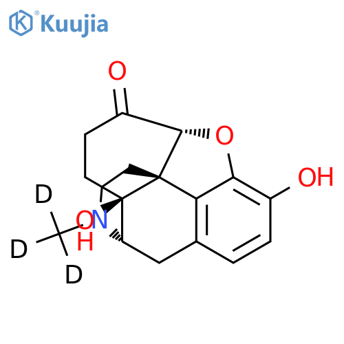 Morphinan-6-one,4,5-epoxy-3,14-dihydroxy-17-(methyl-d3)-, (5a)- structure