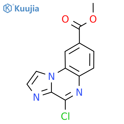 Methyl 4-chloroimidazo[1,2-A]quinoxaline-8-carboxylate structure