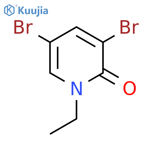 3,5-Dibromo-1-ethyl-1,2-dihydropyridin-2-one structure