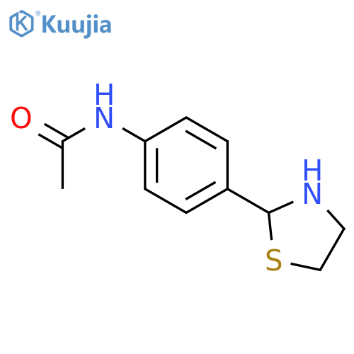 N-4-(1,3-Thiazolan-2-yl)phenylacetamide structure
