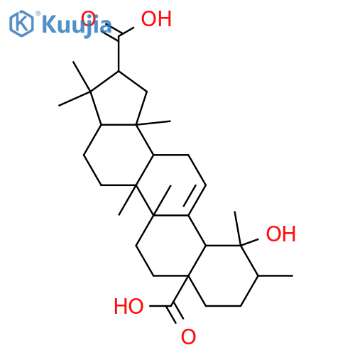 4(3→2)-Abeo-19-hydroxy-12-ursene-3,28-dioic acid; (2α,19α)-form structure