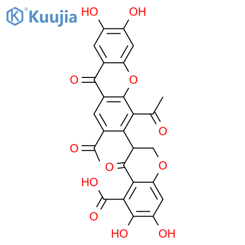 Xanthone 411P; 2',3'-Dihydro structure