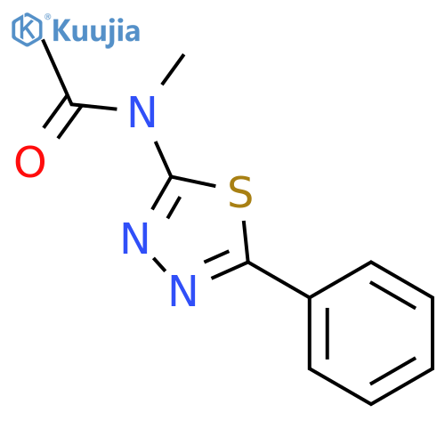 Acetamide, N-methyl-N-(5-phenyl-1,3,4-thiadiazol-2-yl)- structure