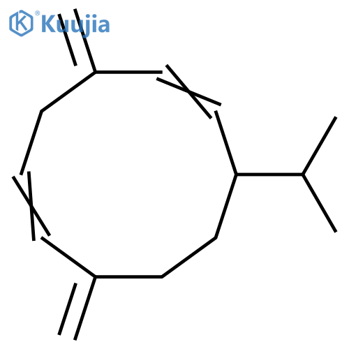 1,5-Cyclodecadiene,3,7-bis(methylene)-10-(1-methylethyl)-, (1E,5Z,10S)- structure