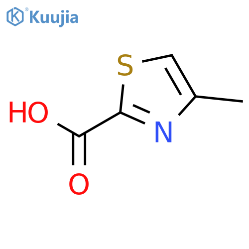 4-methyl-1,3-thiazole-2-carboxylic acid structure