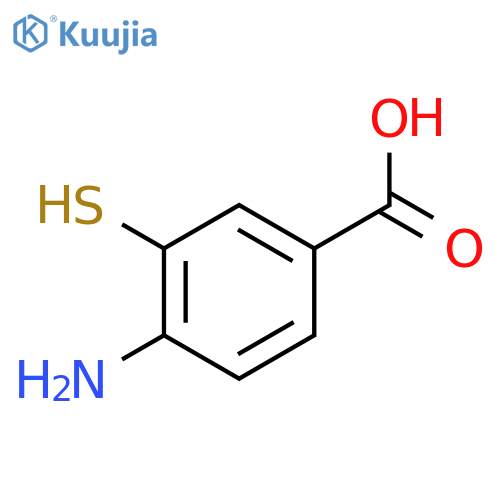 4-Amino-3-mercaptobenzoic acid structure