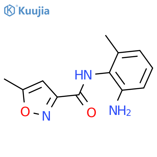 3-Isoxazolecarboxamide,N-(2-amino-6-methylphenyl)-5-methyl- structure