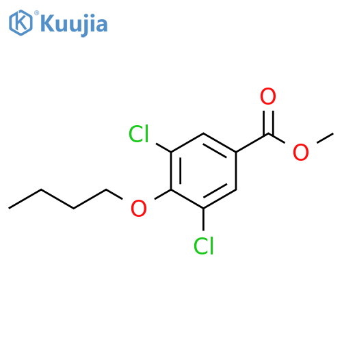 Methyl 4-butoxy-3,5-dichlorobenzoate structure