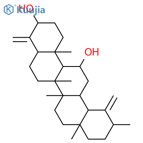 24-Nor-4(23),19(29)-taraxastadiene-3,11-diol; (3β,11α)-form structure