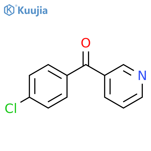 (4-Chlorophenyl)(pyridin-3-yl)methanone structure