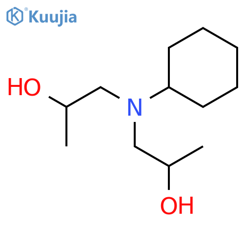 2-Propanol,1,1'-(cyclohexylimino)bis- structure