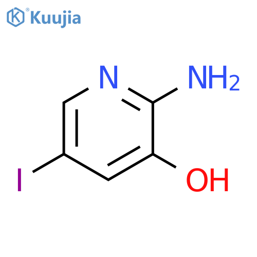 3-Pyridinol, 2-amino-5-iodo- structure