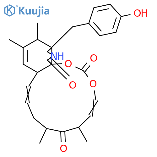 Cytochalasin K; 18-Epimer, Δ6-isomer, 7,18-dideoxy, 4'-hydroxy structure