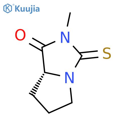 1H-Pyrrolo[1,2-c]imidazol-1-one,hexahydro-2-methyl-3-thioxo-, (7aR)- structure
