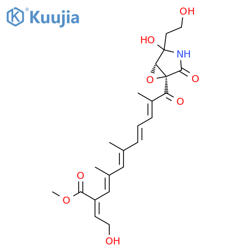 3,5,7,9-Undecatetraenoicacid,2-(2-hydroxyethylidene)-11-[4-hydroxy-4-(2-hydroxyethyl)-2-oxo-6-oxa-3-azabicyclo[3.1.0]hex-1-yl]-4,6,10-trimethyl-11-oxo-,methyl ester, [1R-[1a(2E,3E,5E,7E,9E),5a,6a]]- (9CI) structure