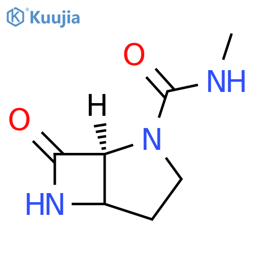 2,6-Diazabicyclo[3.2.0]heptane-2-carboxamide,N-methyl-7-oxo-, (1S)- (9CI) structure