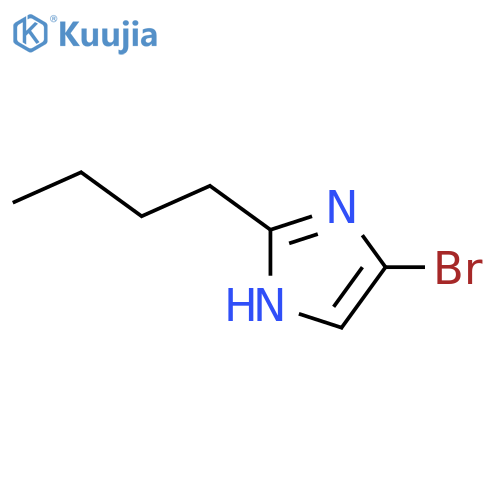 4(5)-bromo-2-butyl-1H-imidazole structure