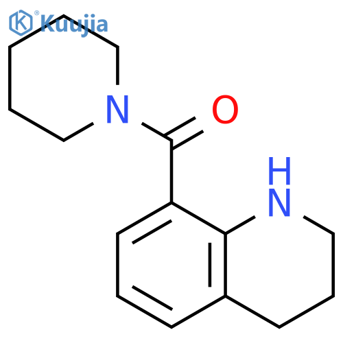 Piperidin-1-yl-(1,2,3,4-tetrahydro-quinolin-8-yl)-methanone structure