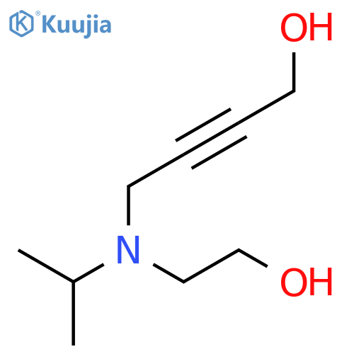 2-Butyn-1-ol,4-[(2-hydroxyethyl)(1-methylethyl)amino]- structure