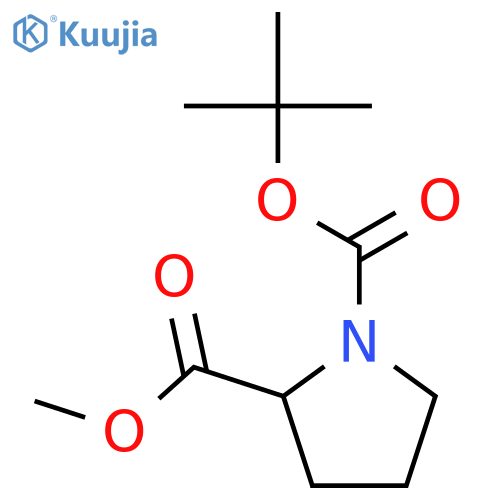 1-Tert-butyl 2-methyl pyrrolidine-1,2-dicarboxylate structure