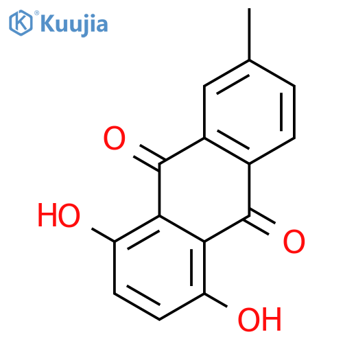 9,10-Anthracenedione,1,4-dihydroxy-6-methyl- structure