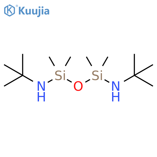 1,3-Disiloxanediamine, N,N'-bis(1,1-dimethylethyl)-1,1,3,3-tetramethyl- structure