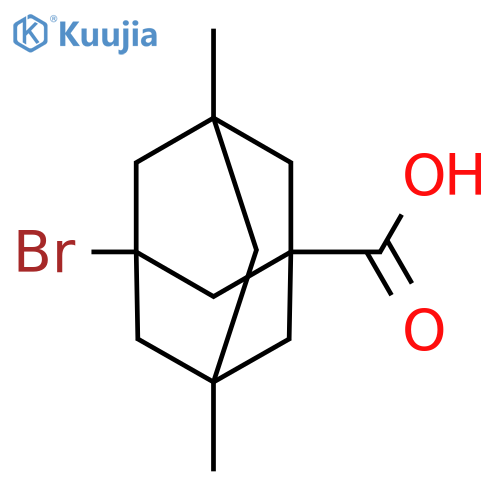 Tricyclo[3.3.1.13,7]decane-1-carboxylic 
acid, 3-broMo-5,7-diMethyl- structure