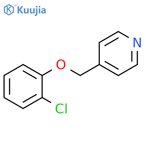 4-[(2-Chlorophenoxy)methyl]pyridine structure