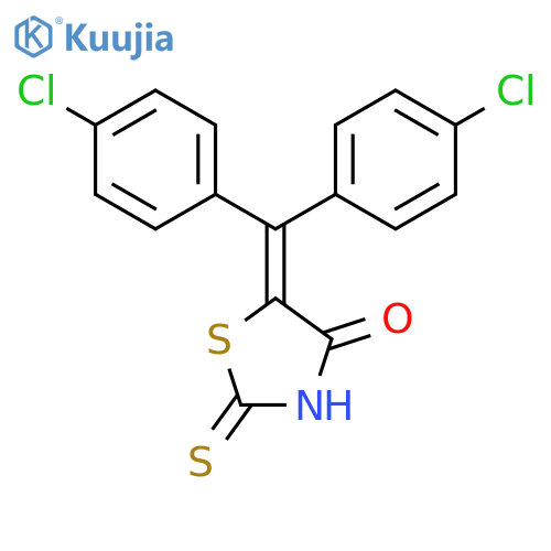 4-Thiazolidinone, 5-[bis(4-chlorophenyl)methylene]-2-thioxo- structure
