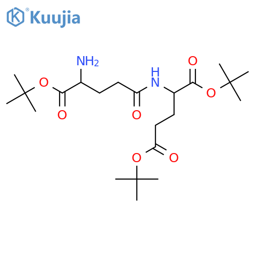 Ditert-butyl 2-[[4-amino-5-[(2-methylpropan-2-yl)oxy]-5-oxopentanoyl]amino]pentanedioate structure