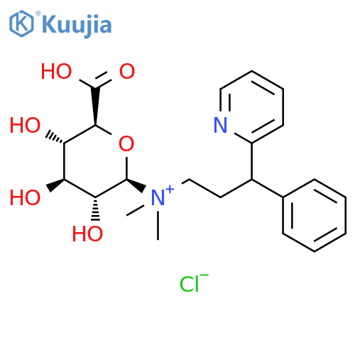 Pheniramine Ammonium Glucuronide structure