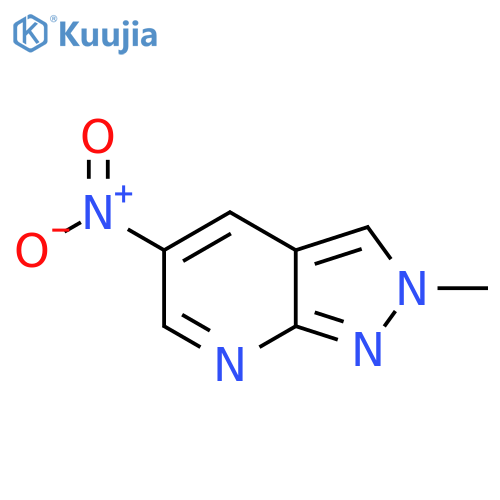 2-methyl-5-nitro-2H-pyrazolo3,4-bpyridine structure