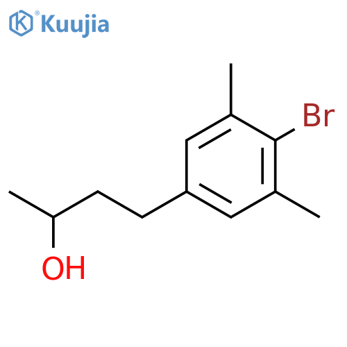 4-(4-bromo-3,5-dimethylphenyl)butan-2-ol structure