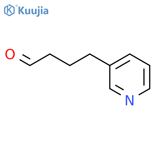 4-(pyridin-3-yl)butanal structure