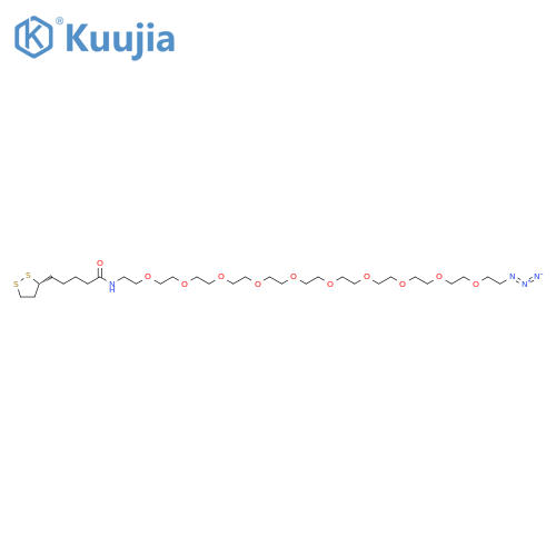 Lipoamido-PEG10-azide structure