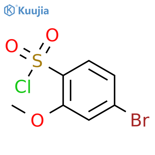 4-Bromo-2-methoxybenzene-1-sulfonyl chloride structure