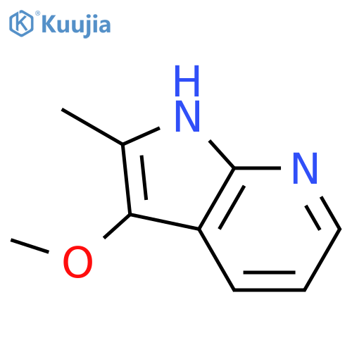 1H-Pyrrolo[2,3-b]pyridine,3-methoxy-2-methyl- structure